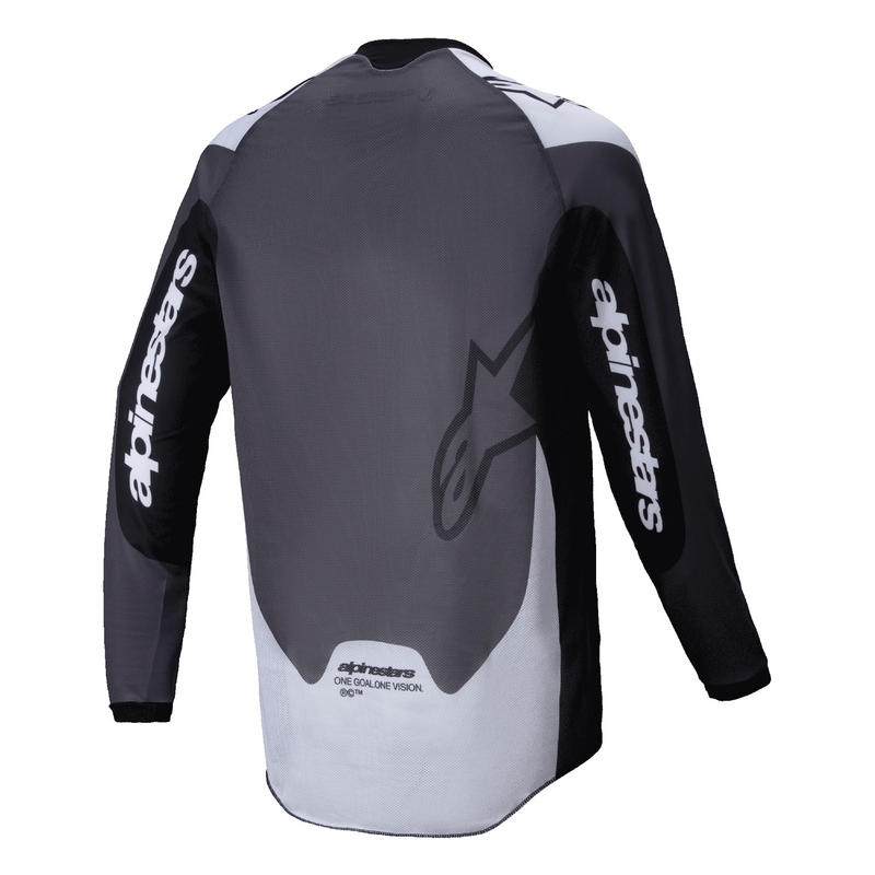 Alpinestars PRO-Dura motocross paita musta ja valkoinen