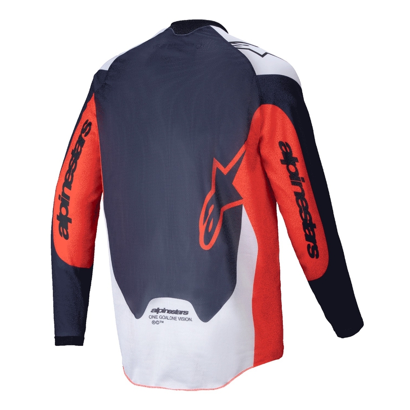 Alpinestars PRO-Dura motocross trikoo sininen-oranssi-valkoinen