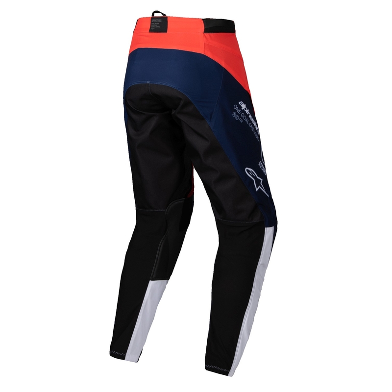 Alpinestars PRO-Dura Motocross-housut sini-oranssi-valkoiset