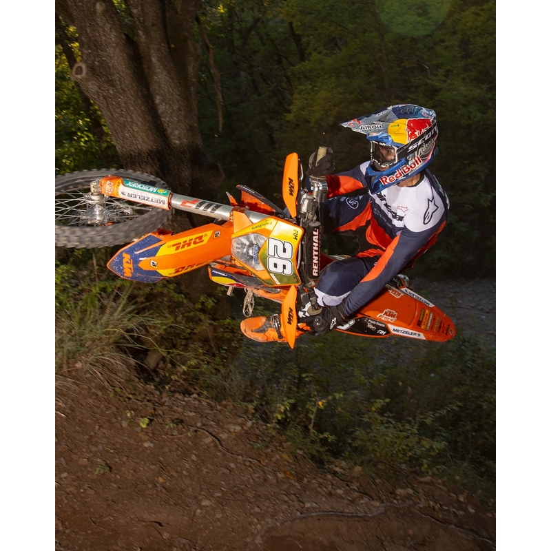 Alpinestars PRO-Dura Motocross-housut sini-oranssi-valkoiset