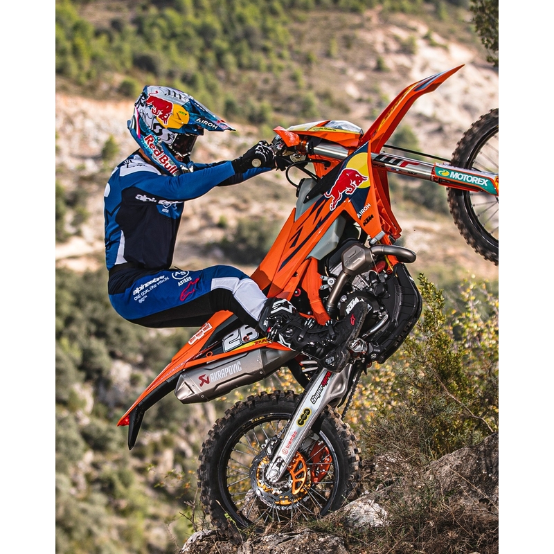 Alpinestars PRO-Dura Motocross-housut sininen ja valkoinen