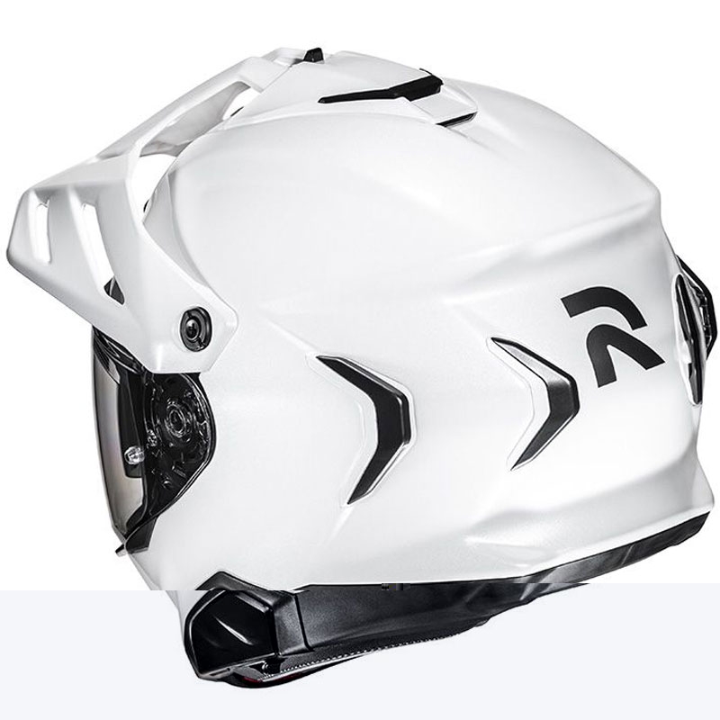 Enduro moottoripyöräily kypärä HJC RPHA 60 Solid pearl white