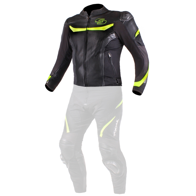 Pánská bunda Tschul 875 černo-fluo žlutá výprodej