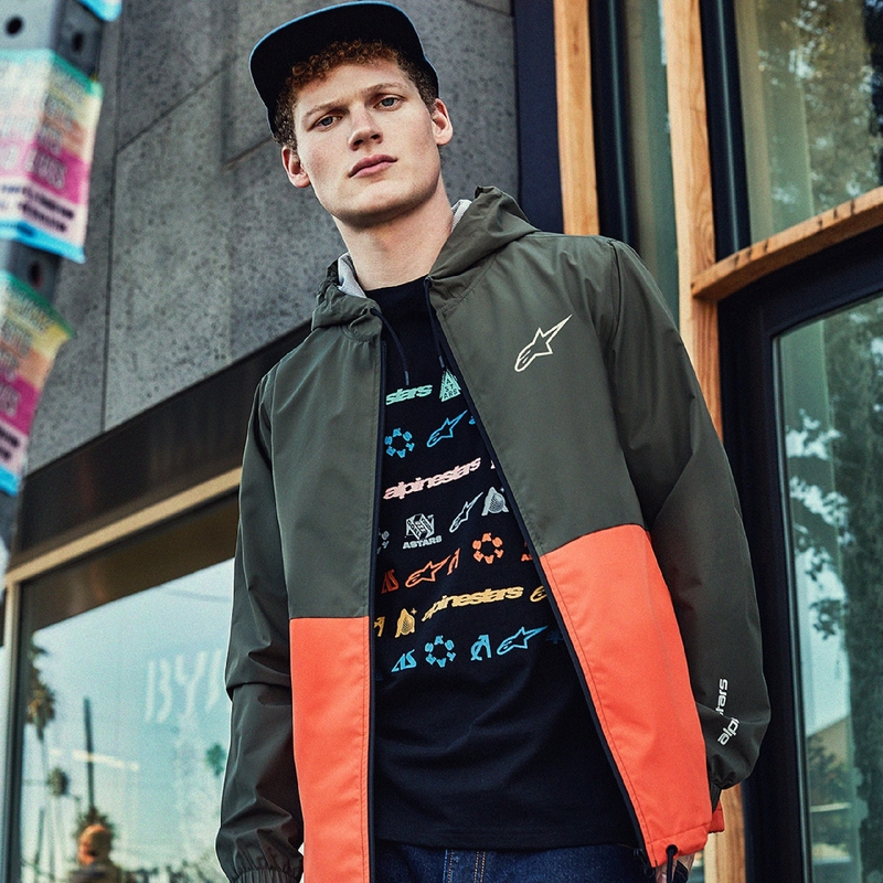 Alpinestars Speeded tuulitakki vihreä-oranssi