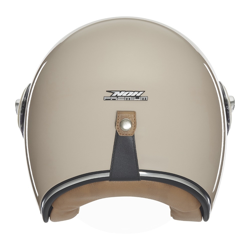 Avoin moottoripyöräilykypärä NOX PREMIUM Heritage beige