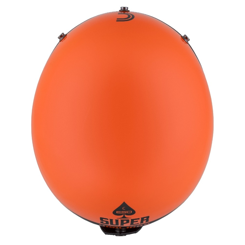 Cassida Eso Super Hooligan Open Moottoripyöräilykypärä Musta-Orange Pearl
