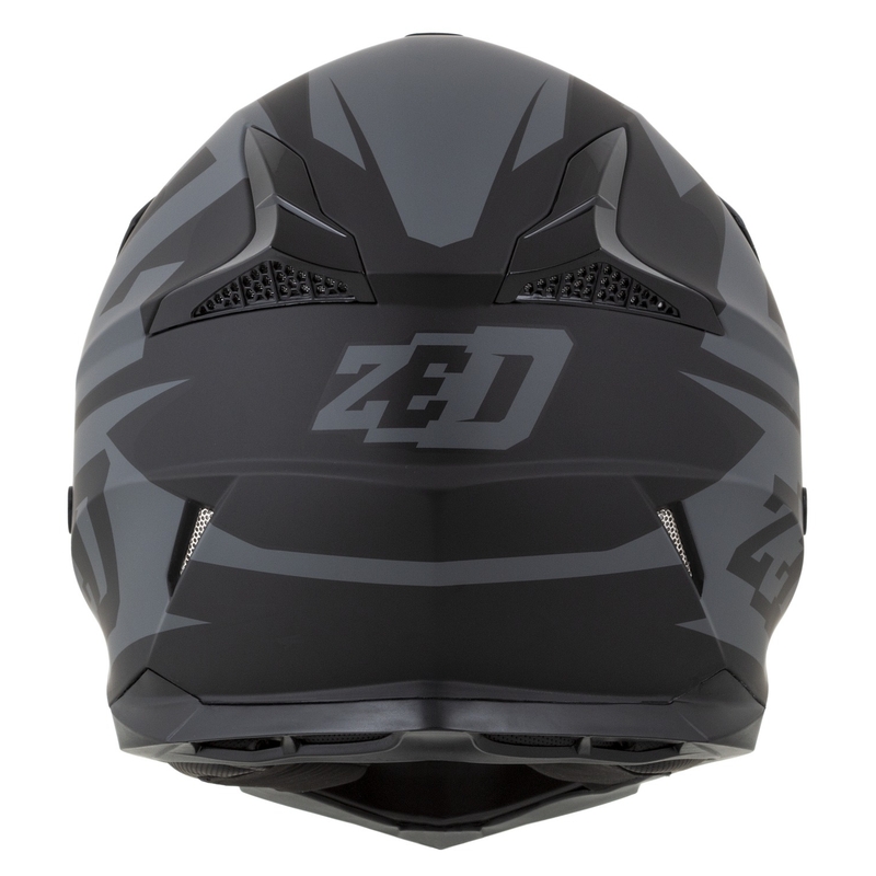 Motocross kypärä moottoripyörälle ZED X1.9 Targa matta harmaa-musta