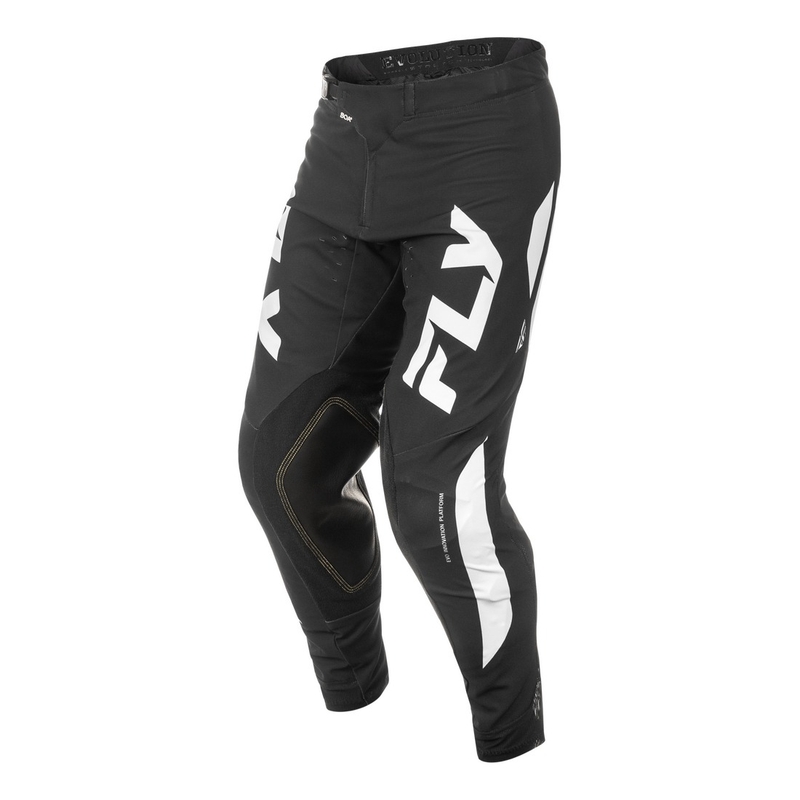 FLY Racing Evolution Motocross housut musta-valkoinen-violetti
