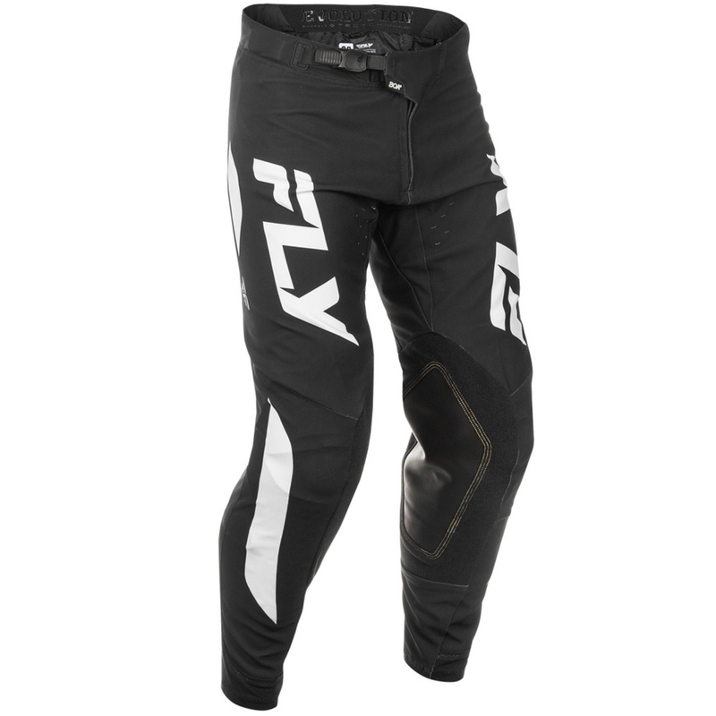 FLY Racing Evolution Motocross housut musta-valkoinen-violetti