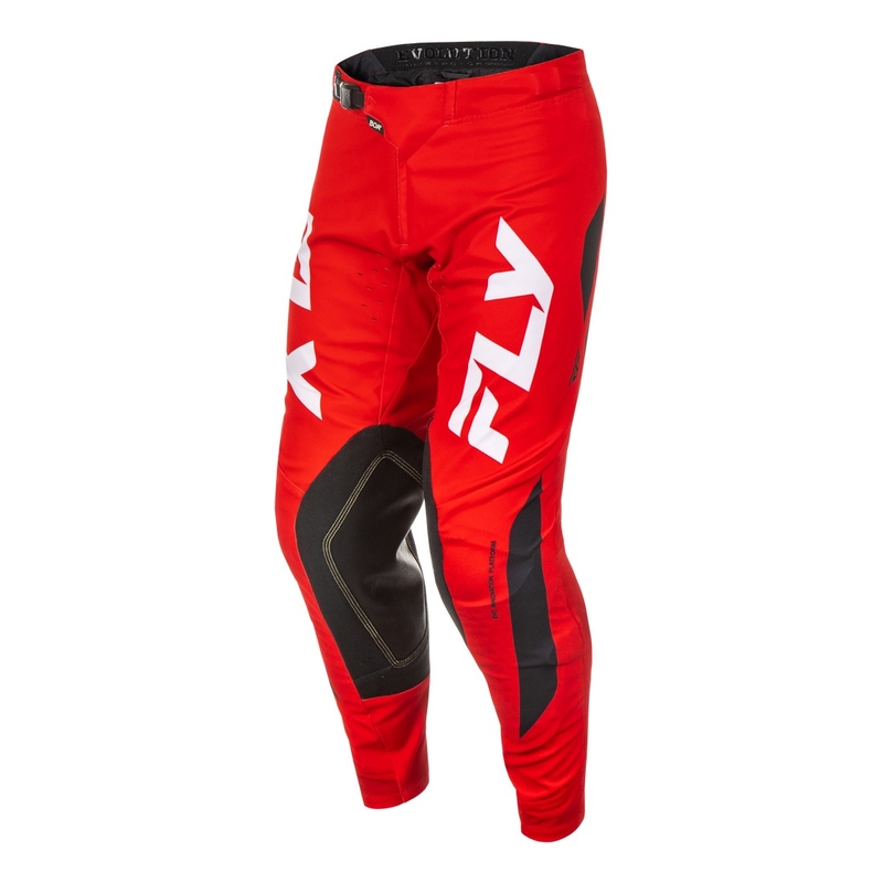 Motocross housut FLY Racing Evolution punainen-valko-musta