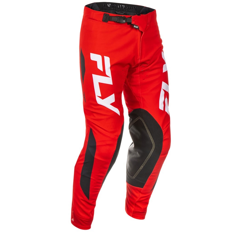 Motocross housut FLY Racing Evolution punainen-valko-musta