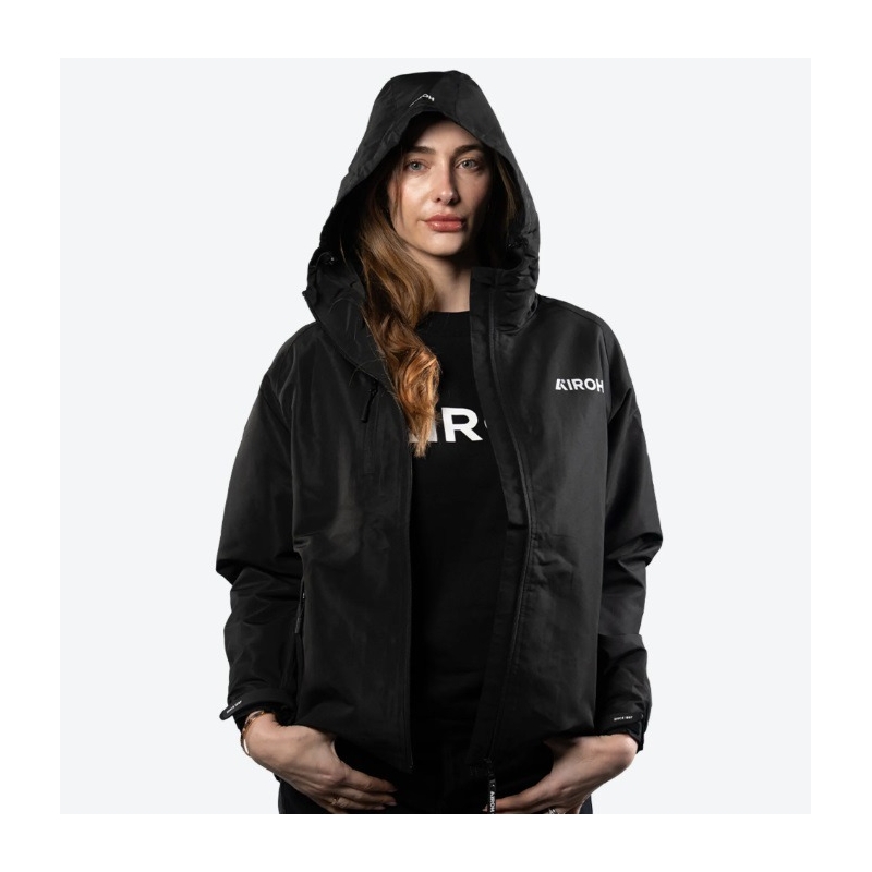 Vedenpitävä takki Airoh musta