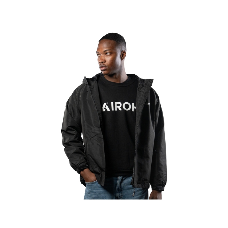 Vedenpitävä takki Airoh musta