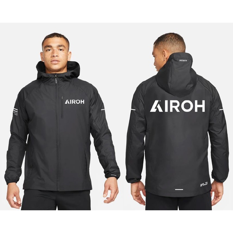 Vedenpitävä takki Airoh musta