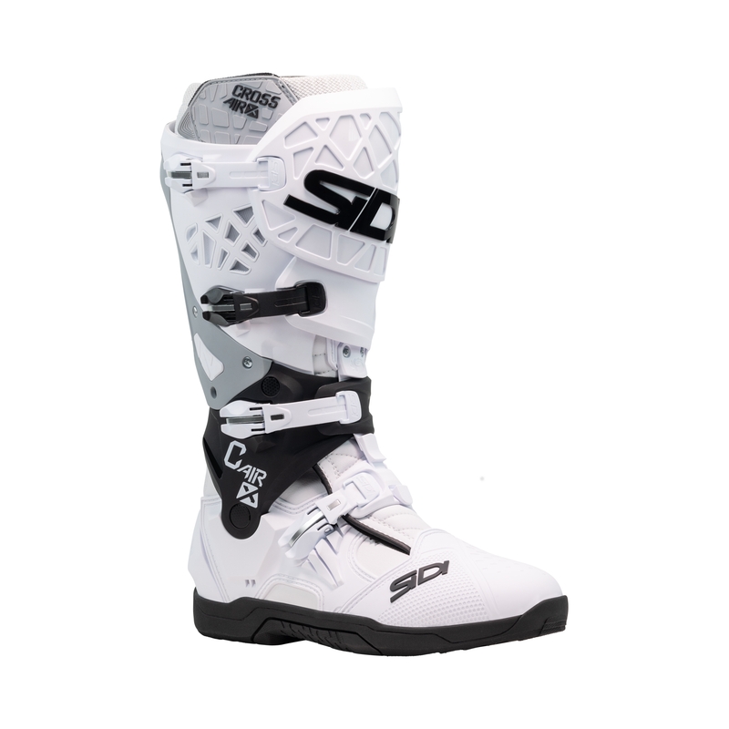 SiDi Crossair X moottoripyöräsaappaat musta ja valkoinen