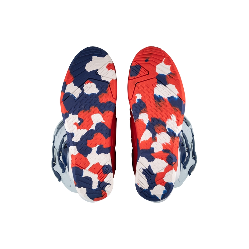 SiDi Crossair X moottoripyöräsaappaat valkoinen-sininen-punainen