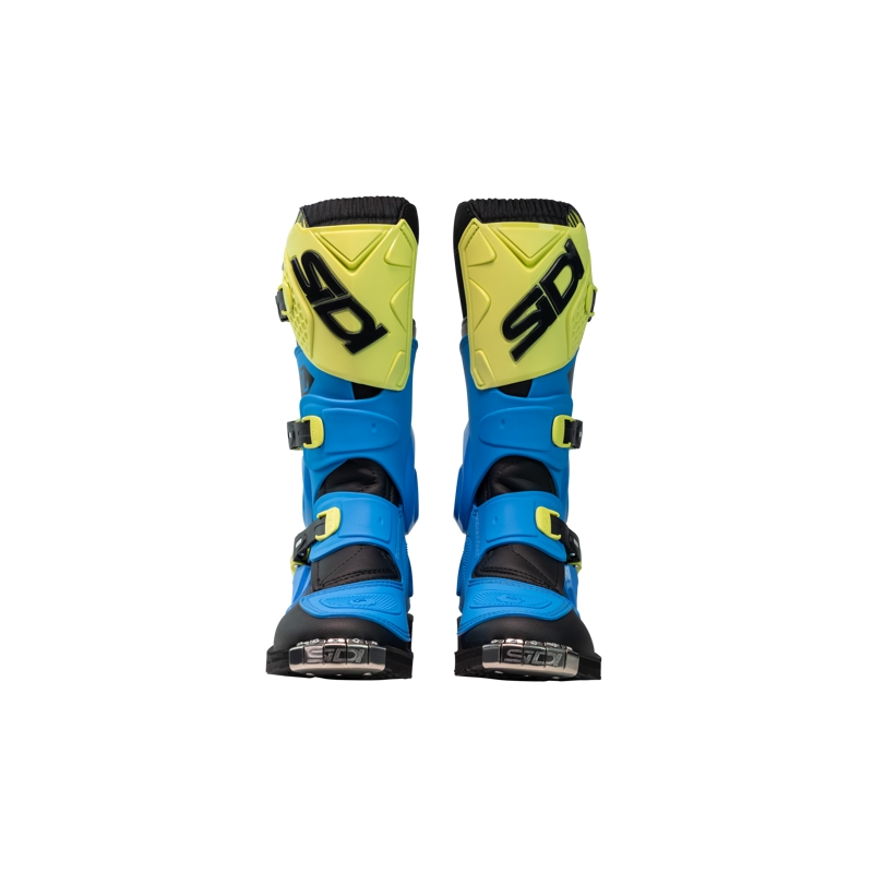 Lasten motocross-kengät SiDi Flame sininen-kelta-musta