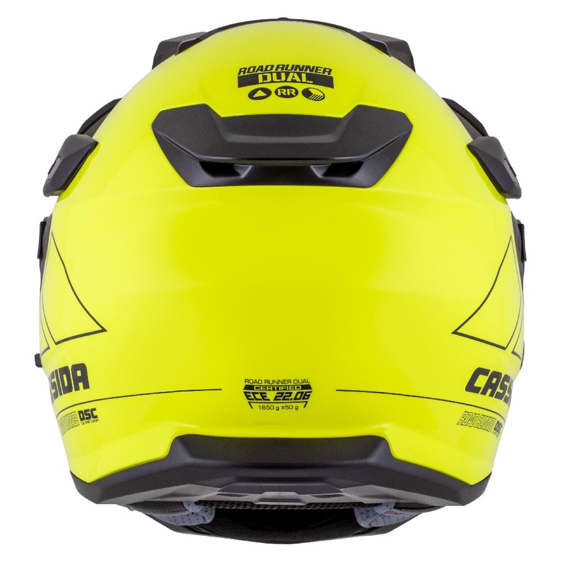 Enduro kypärä Cassida Road Runner Dual fluo keltainen-musta