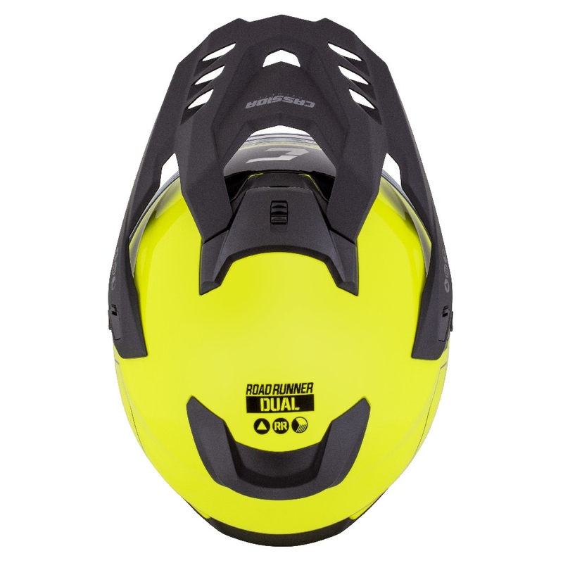 Enduro kypärä Cassida Road Runner Dual fluo keltainen-musta
