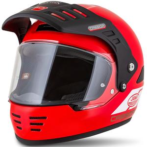 Enduro kypärä Cassida FormX Jawa RotaX punainen-valko-kultainen