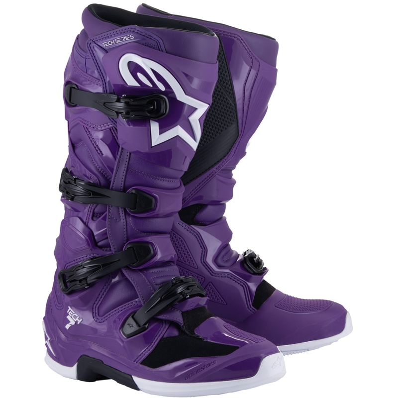 Alpinestars TECH 7 motocross saappaat violetti