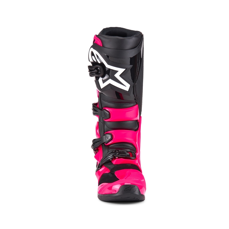 Alpinestars TECH 7 motocross saappaat vaaleanpunainen ja musta