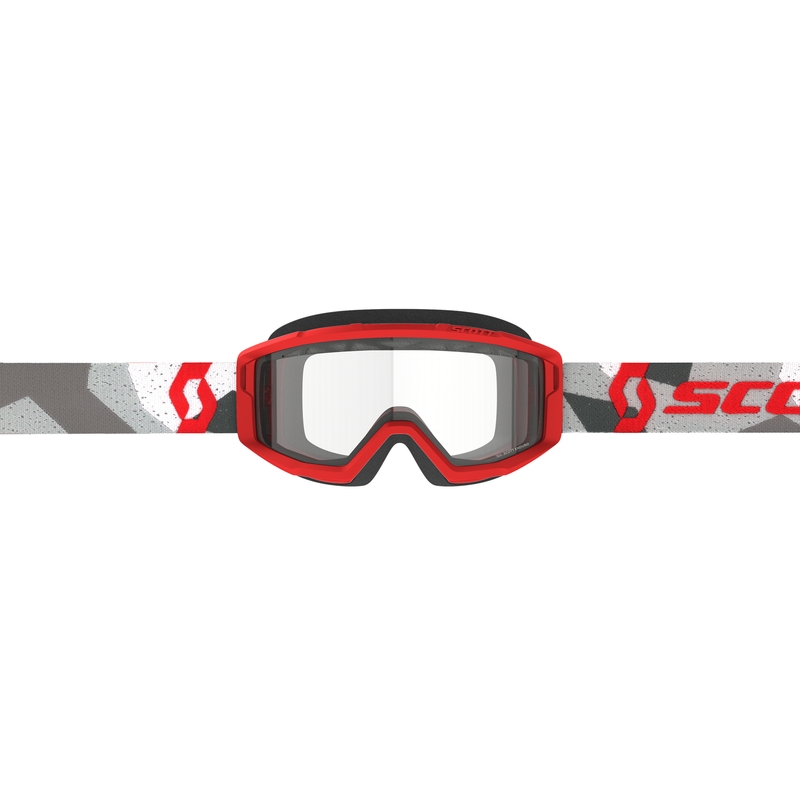 Motocross lasit SCOTT Primal Enduro camo punainen kirkkaalla pleksillä varustettuna alennusmyynti