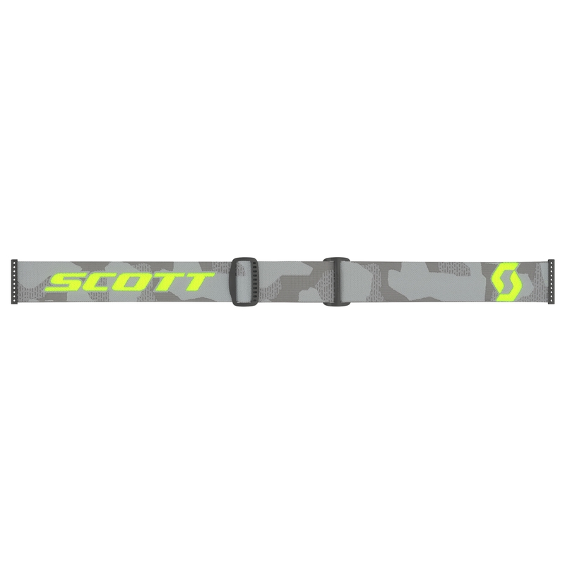 Motocross-silmälasit SCOTT Primal Enduro harmaa-fluo-keltainen kirkkaalla pleksillä.