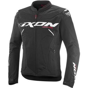 Moottoripyörätakki IXON Ionix musta ja valkoinen