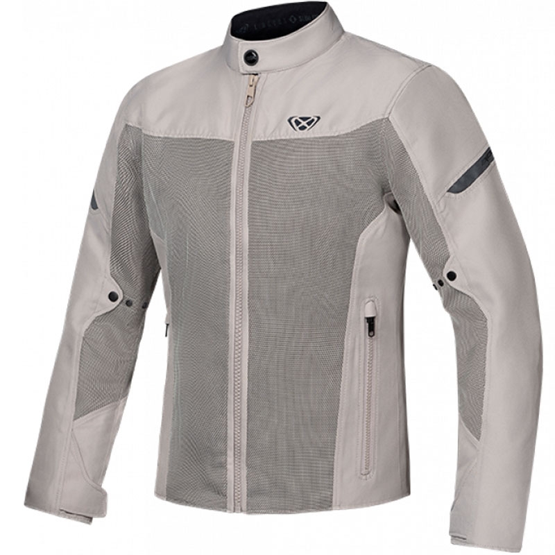 Moottoripyörätakki IXON Fresh Slim harmaa-beige