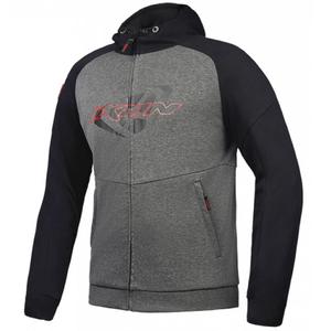 Moottoripyöräily huppari IXON Touchdown musta-antrasiitti