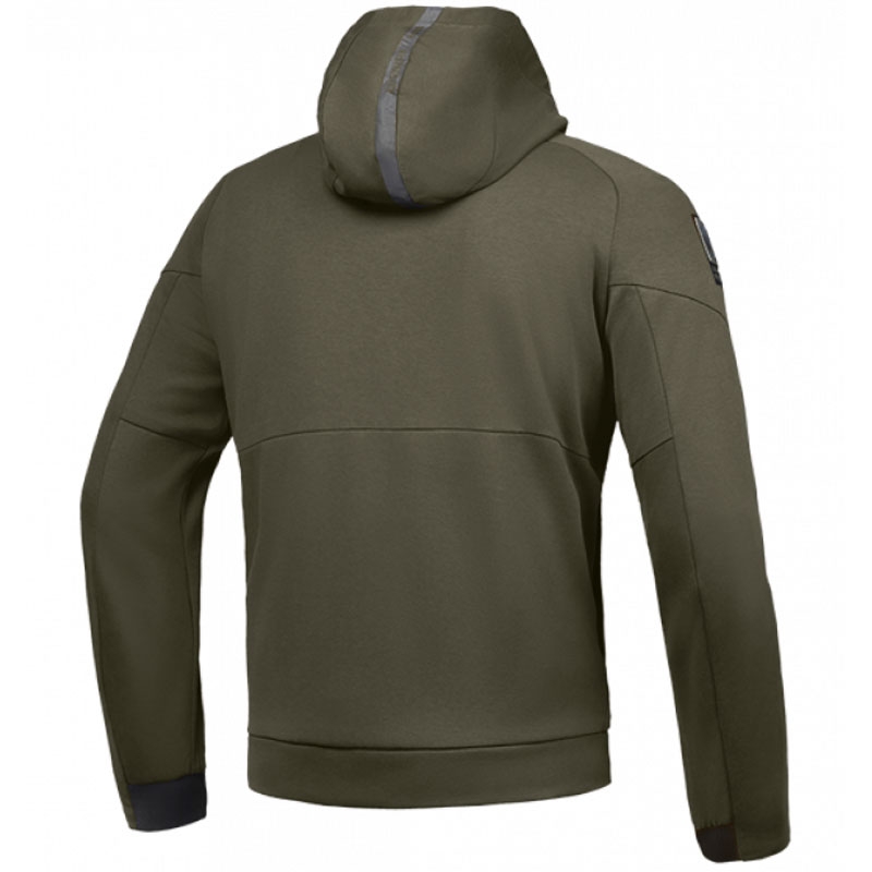 Moottoripyörä huppari IXON Touchdown khaki-musta
