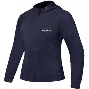 IXON Touchdown Naisten moottoripyöräilyhuppari Sininen-hopea