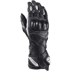 Moottoripyöräilykäsineet IXON Tornado Air musta ja valkoinen