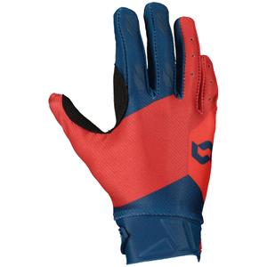 Lasten motocross-hanskat SCOTT EVO TRACK sininen-neonpunainen