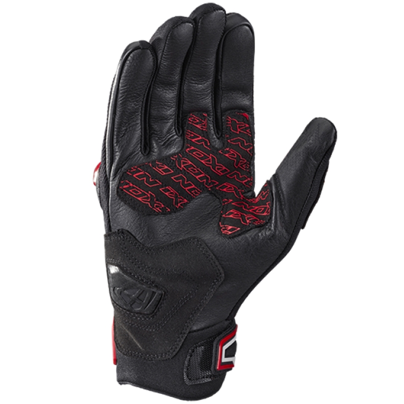 Moottoripyöräilykäsineet IXON Mirage Air musta-valko-punainen
