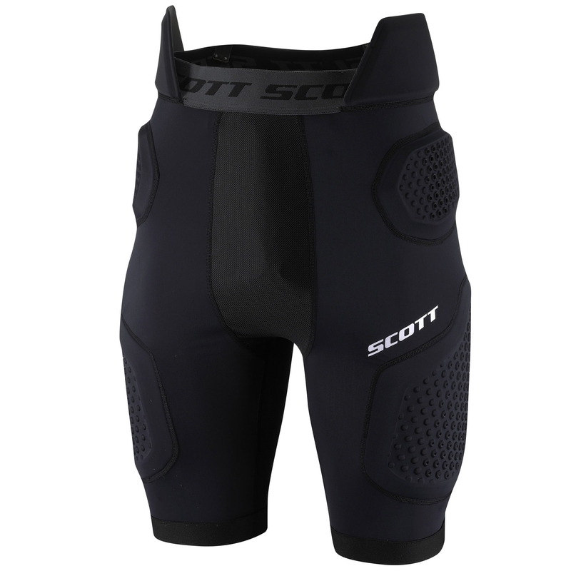 Motocross-shortsit SCOTT Softcon Air Short Protector musta