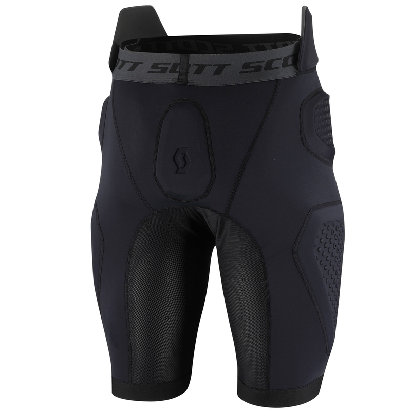 Motocross-shortsit SCOTT Softcon Air Short Protector musta