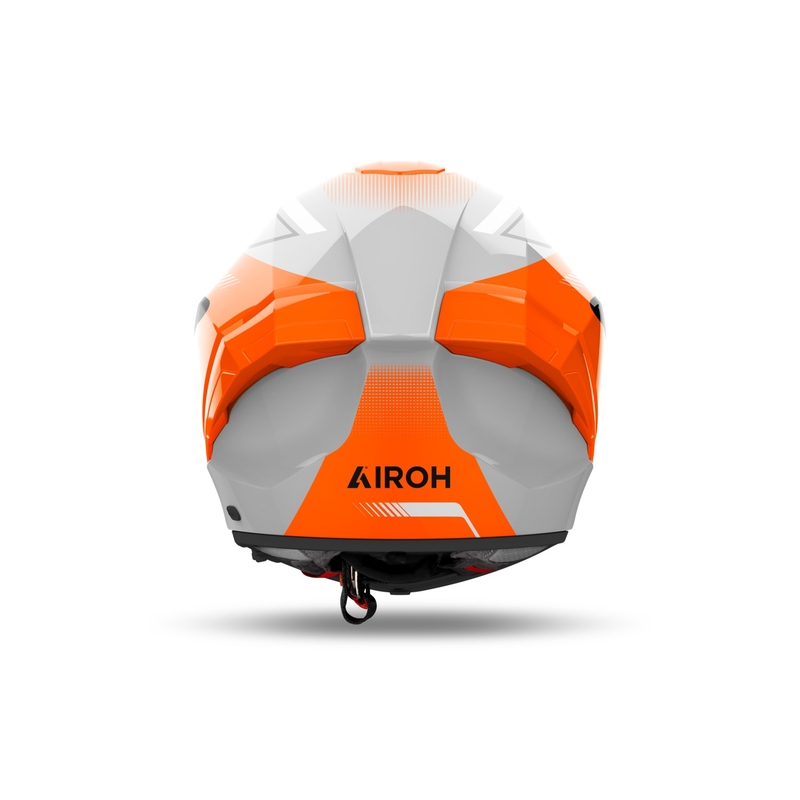 Integroitu moottoripyöräkypärä Airoh MATRYX Wide kiiltävä oranssi