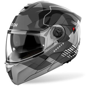 Airoh Specktre Groove flip-up kypärä kiiltävä harmaa