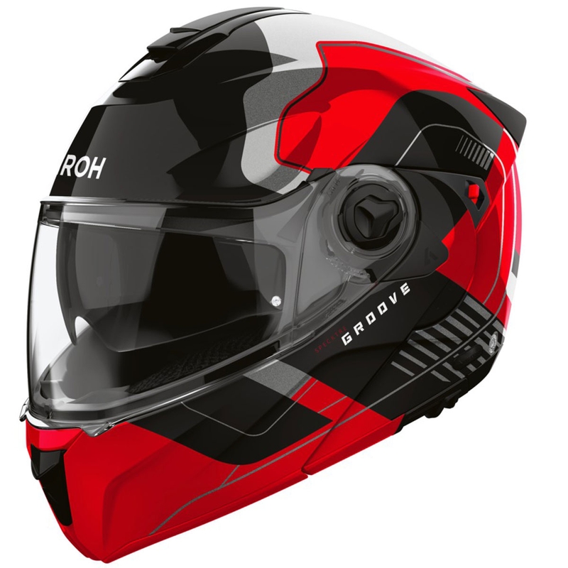 Airoh Specktre Groove Flip kypärä kiiltävä punainen