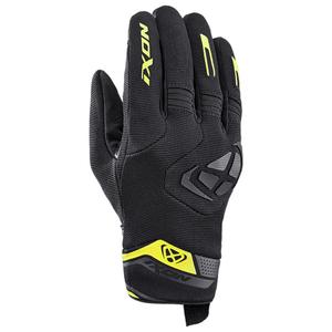 Moottoripyöräkäsineet IXON Mig 2 musta-fluokokeltainen