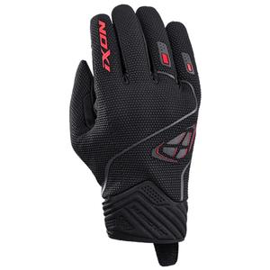 Moottoripyöräilykäsineet IXON Hurricane 2 musta-punainen