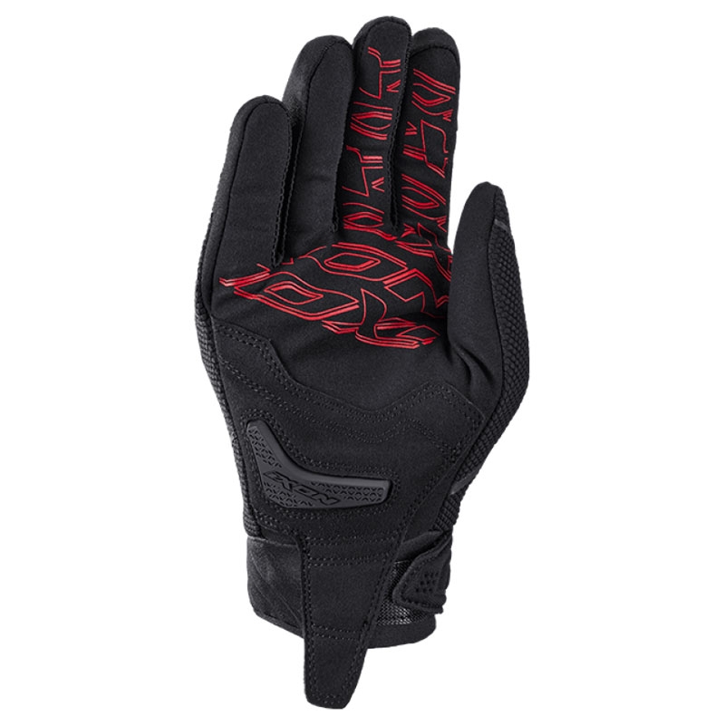Moottoripyöräilykäsineet IXON Hurricane 2 musta-punainen