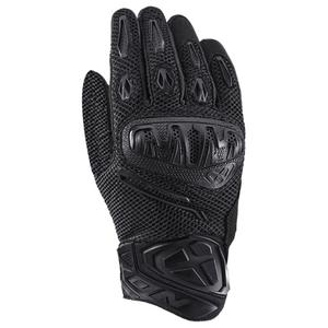 Naisten IXON Mirage Airflow Moottoripyöräilykäsineet Musta