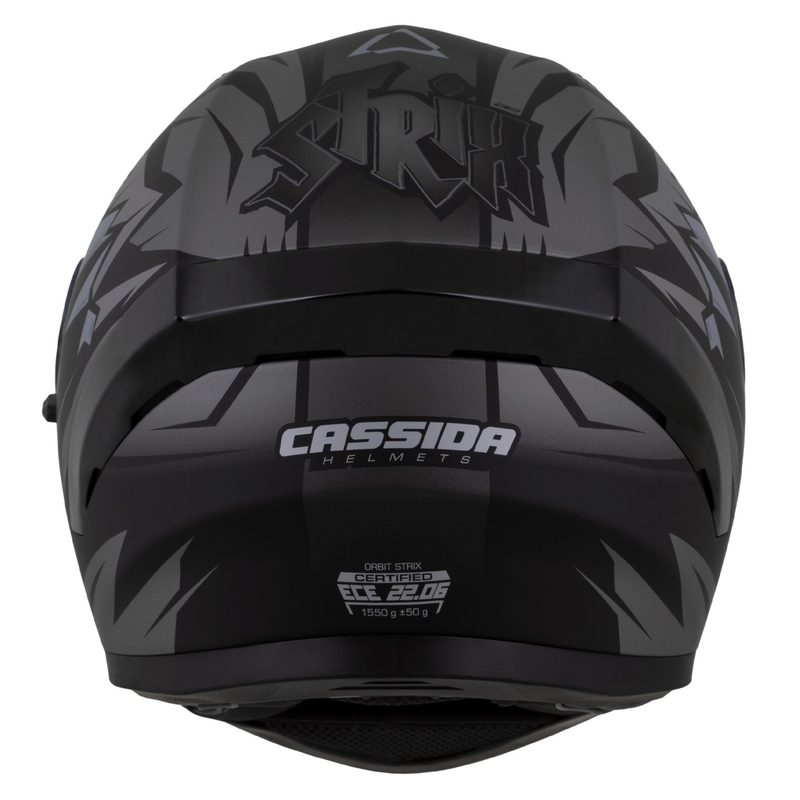 Integroitu kypärä Cassida Orbit Strix matta musta-harmaa