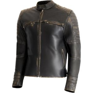 RSA Vintage ruskea nahkainen moottoripyörätakki