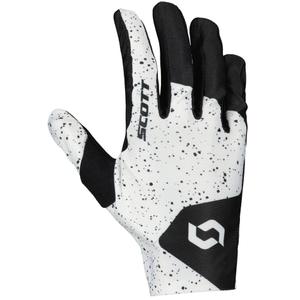 Motocross-hanskat SCOTT COMPETE Caviar musta ja valkoinen