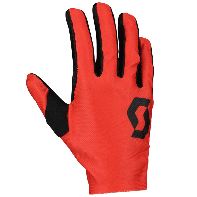 Motocross-hanskat SCOTT COMPETE Tulipunainen
