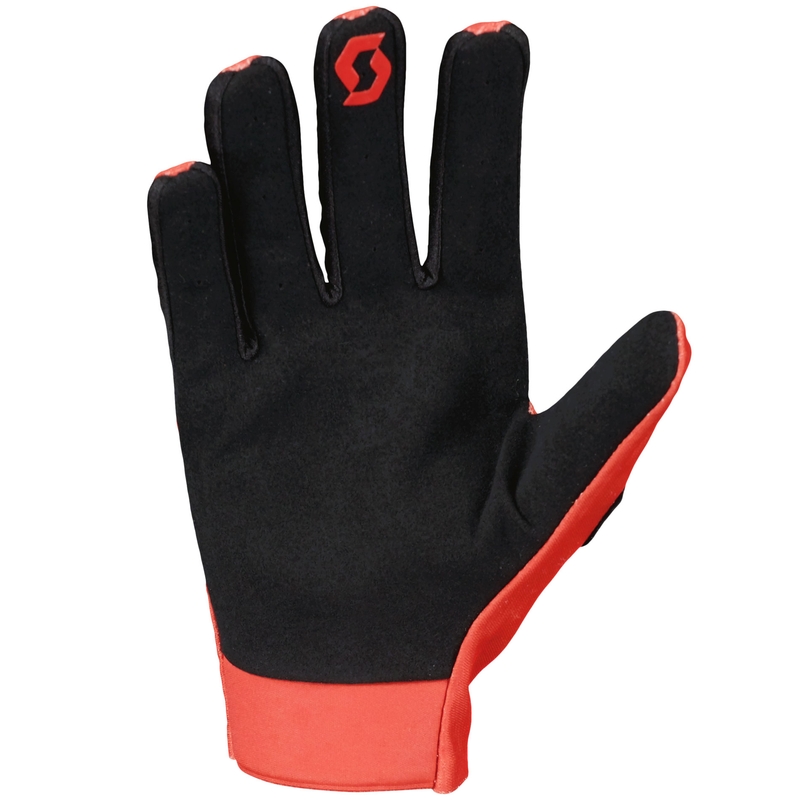 Motocross-hanskat SCOTT COMPETE Tulipunainen